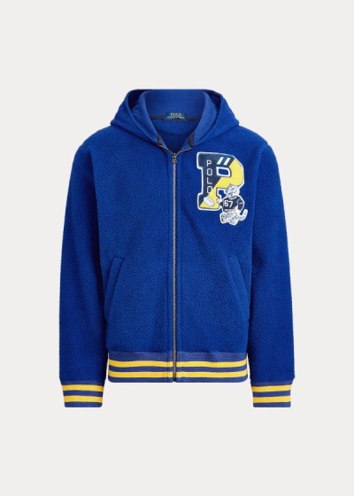 Men's Polo Ralph Lauren Letterman Hoodies | 728096TVL